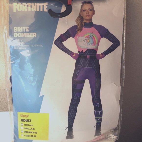 Spirit Other Fortnite Brite Bomber Costume Womenss Adult Teen Size
